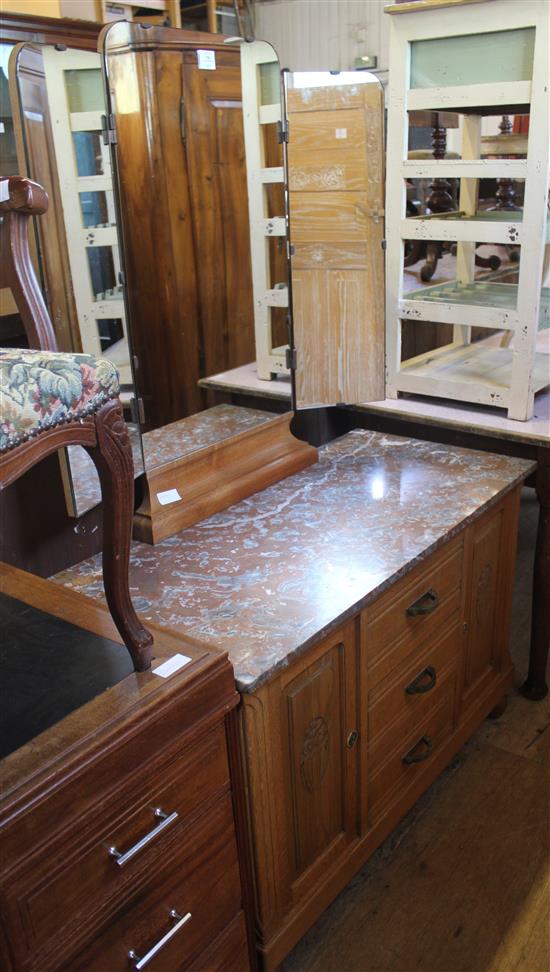 Light oak dressing table